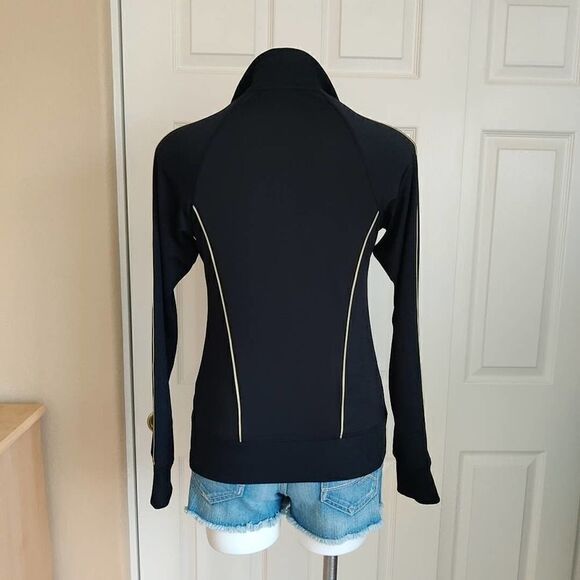 Forever 21 black zip athletic jacket sz M - Picture 4 of 10